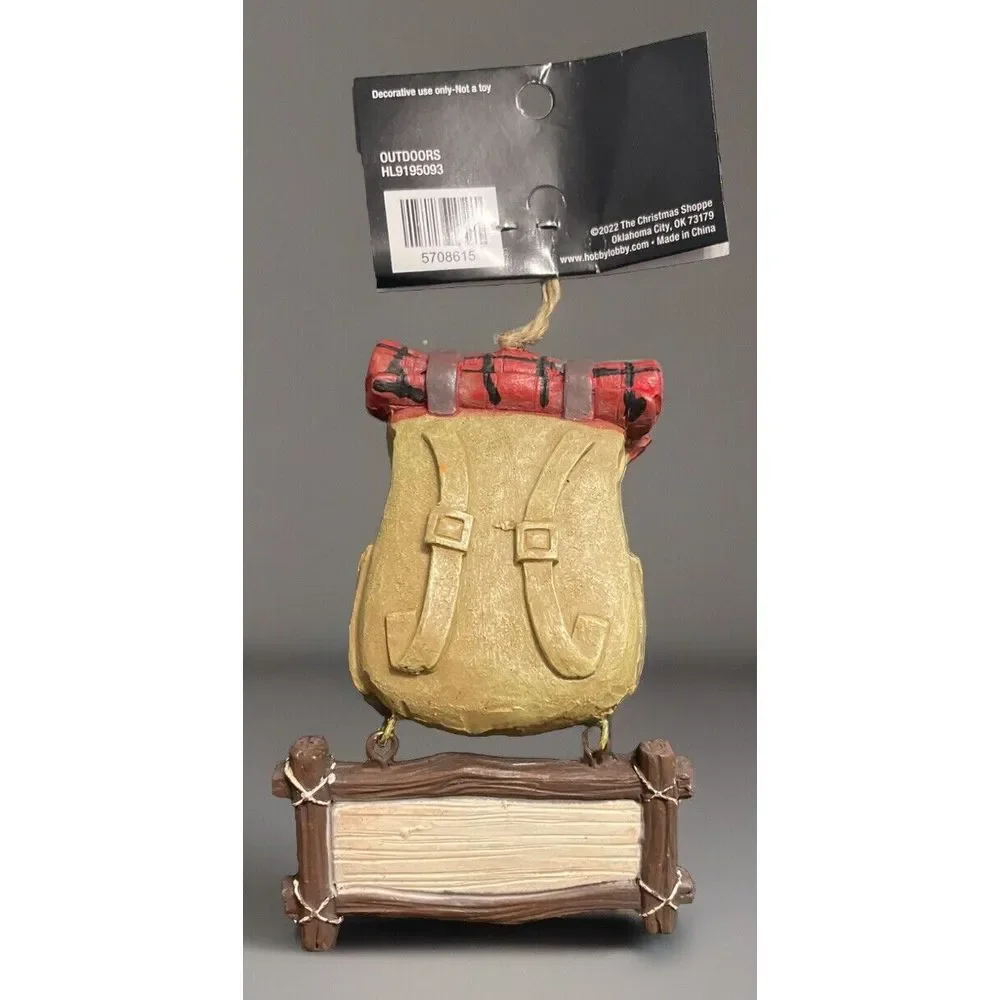 NEW‎ ✨NWT Christmas Ornament Gone Hunting Backpack Gun